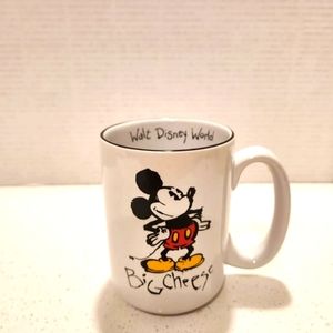 Mickey Mouse Big Cheese Coffee Mug Walt Disney World Tea Cup